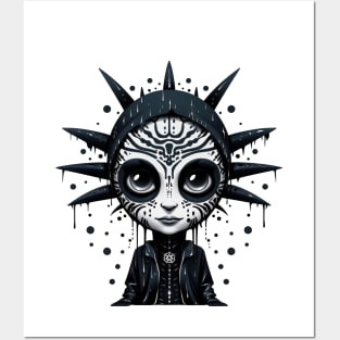 Creepy Cute Priestess of Goth Posters and Art